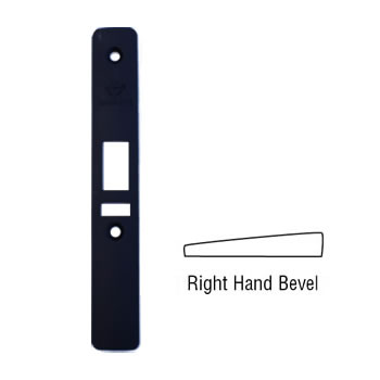 24-0017-3220 RH BEVELED FACEPLATE DARK BRONZE