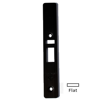 24-0017-0220 FLAT FACEPLATE DARK BRONZE