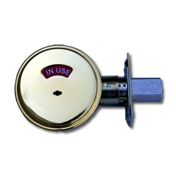 D271 BRIGHT BRASS INDICATOR DEADBOLT