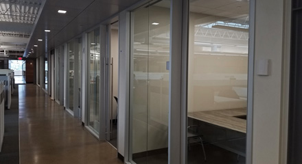 Fellowes office door installation