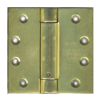 1250 SPRING HINGE SATIN BRASS