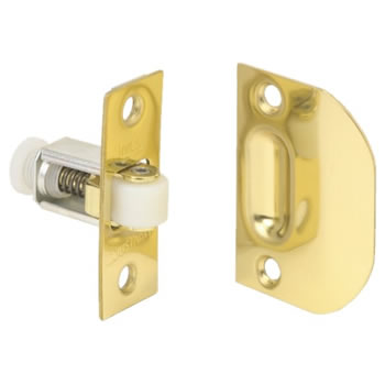 335B3 ROLLER CATCH ADJUSTABLE BRIGHT BRASS