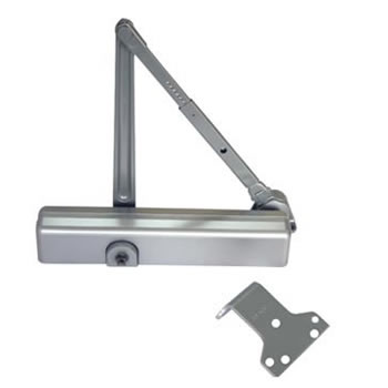 P1461 HOLD OPEN DOOR CLOSER ALUMINUM
