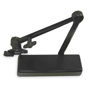 P4041 SPRING HOLD OPEN CUSH DOOR CLOSER DARK BRONZE