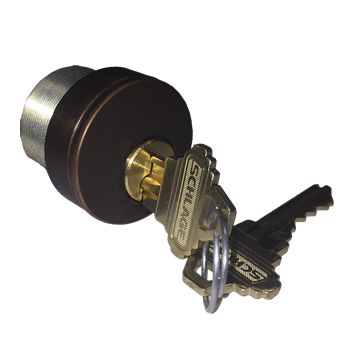 30-001C123 1-1/8 MORTISE CYLINDER DARK BRONZE