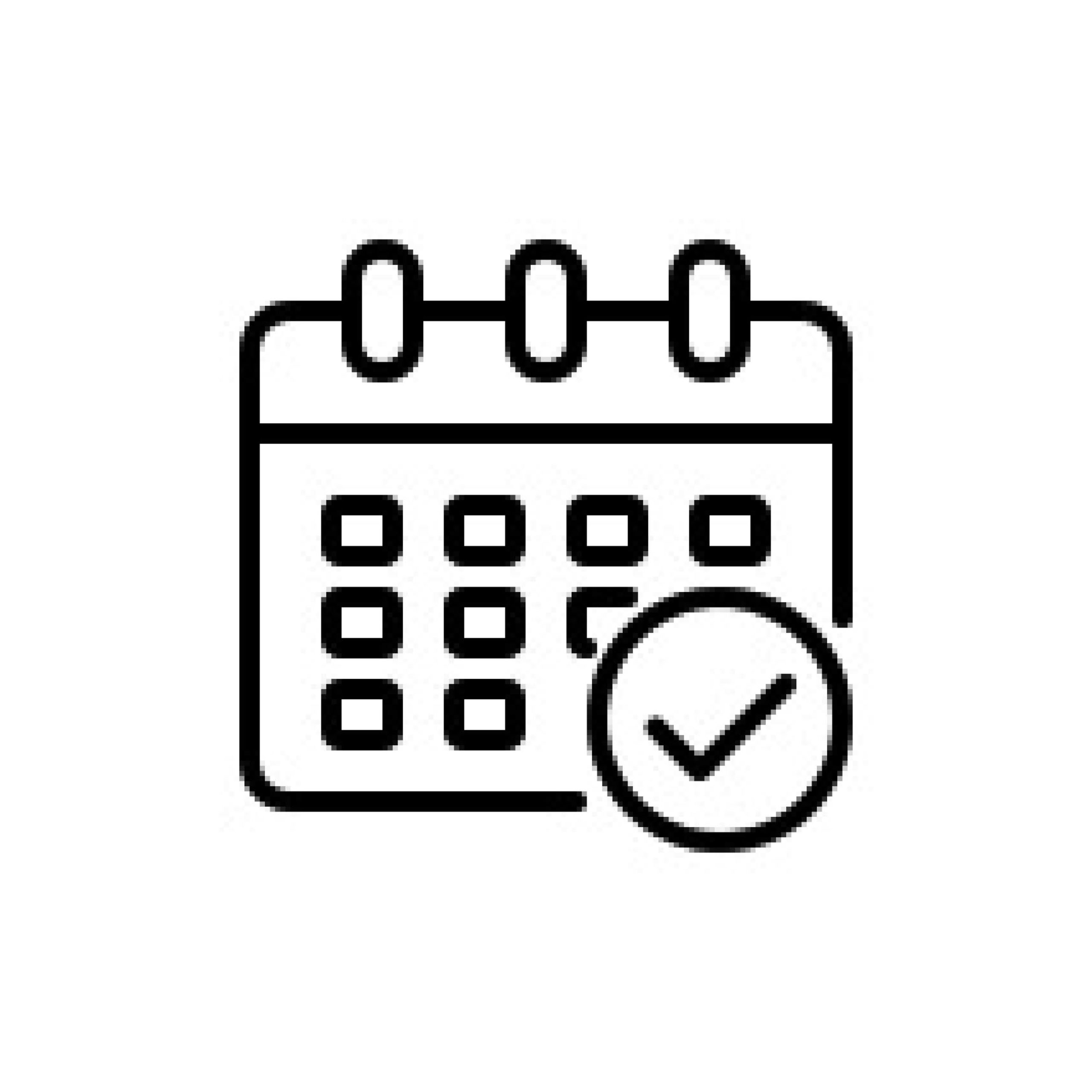 Calendar Silhouette