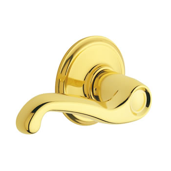 F10N FLA BRIGHT BRASS PASSAGE LATCHSET