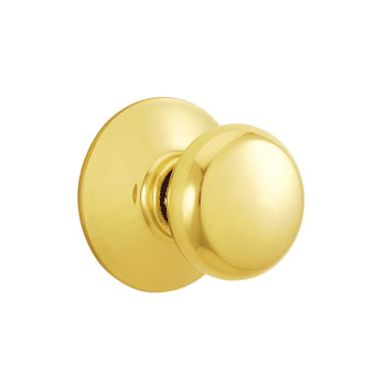 F10N PLY BRIGHT BRASS PASSAGE LATCHSET