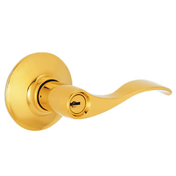 F51N ACC BRIGHT BRASS C KEYWAY ENTRANCE LOCK