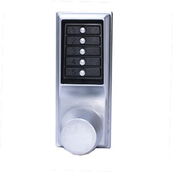 1011-26D-41 MECHANICAL PUSH BUTTON LOCK SATIN CHROME