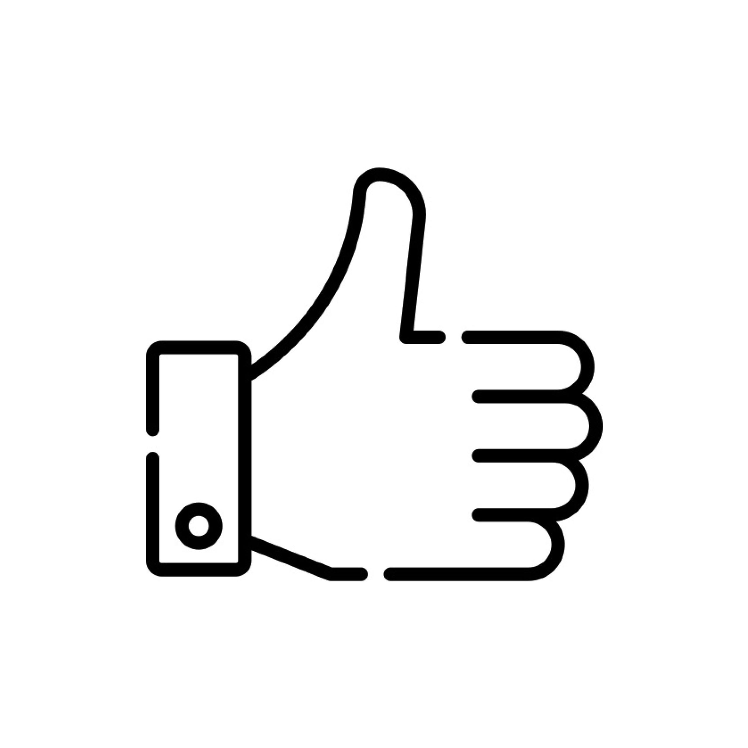 Thumbs up Silhouette