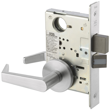8802FL AUR 626 PRIVACY MORTISE LOCK