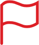 Playful Red Flag Graphic